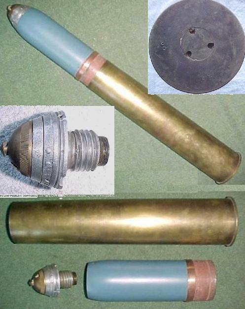 Russian WW1 75mm Shrapnel Shell